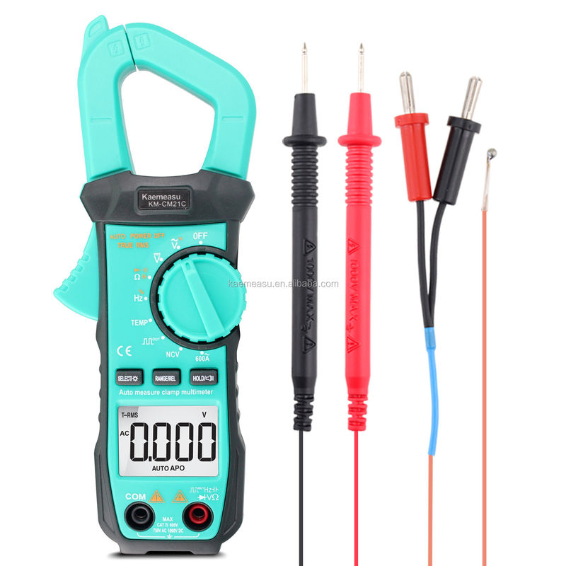 Máy đo kẹp nhỏ Máy đo đa điện NCV 1000v Máy đo điện tử AC DC