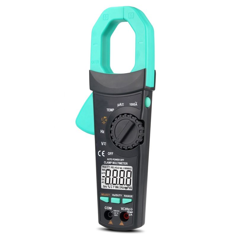 Máy đo điện áp kẹp AC / DC chuyên nghiệp 1000A với màn hình hiển thị 3 5/6 chữ số và đo dòng điện đa chức năng