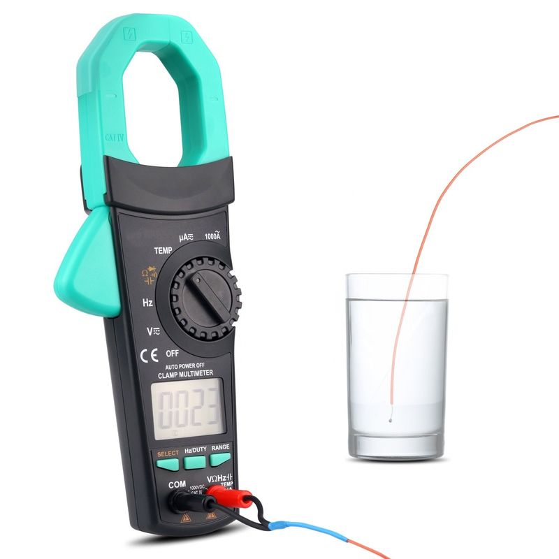 Máy đo điện áp kẹp AC / DC chuyên nghiệp 1000A với màn hình hiển thị 3 5/6 chữ số và đo dòng điện đa chức năng
