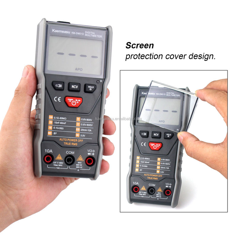 Máy đo kẹp máy đo điện áp AC chống nước đa chức năng với chức năng NCV và T-RMS