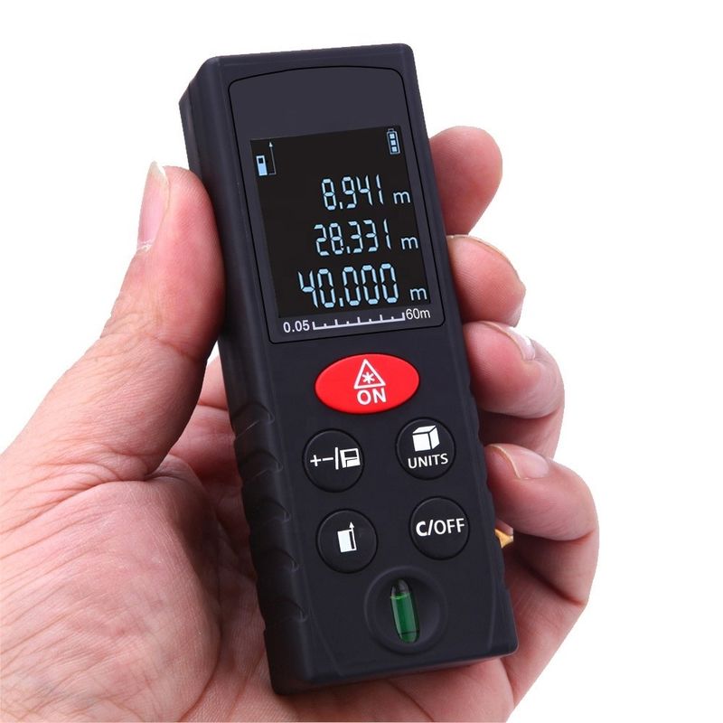 Máy đo khoảng cách bằng laser 40M 60M 80M 100M băng điện tử Đèn đo tầm xa bằng laser cầm tay bán