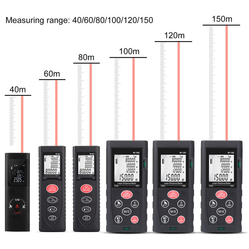 40m 100m OEM ODM Mini Đèn đo tầm xa kỹ thuật số di động Đèn đo khoảng cách laser hồng ngoại Đèn đo khoảng cách laser điện Đèn đo khoảng cách laser điện