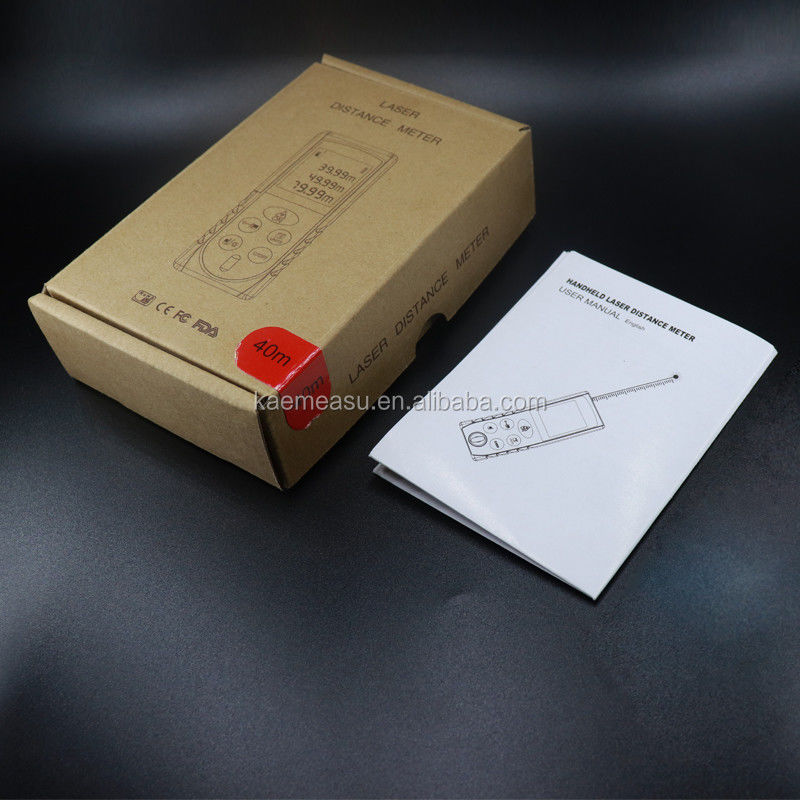 Máy đo khoảng cách bằng laser cầm tay Thiết bị đo khoảng cách bằng điện Máy đo khoảng cách bằng laser kỹ thuật số di động nhỏ 0.05-120m
