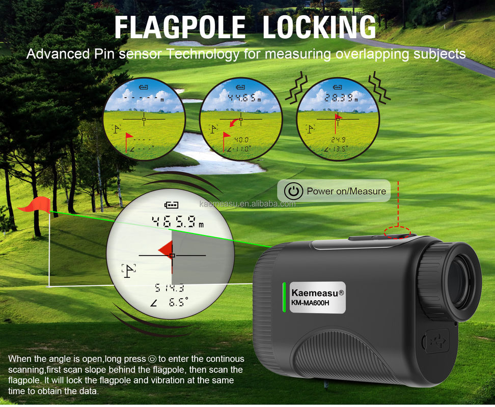OEM 1200m Golf Slope Scope Laser Distance Meter Telescope Công nghiệp Golf Laser Rangefinder Màu đen
