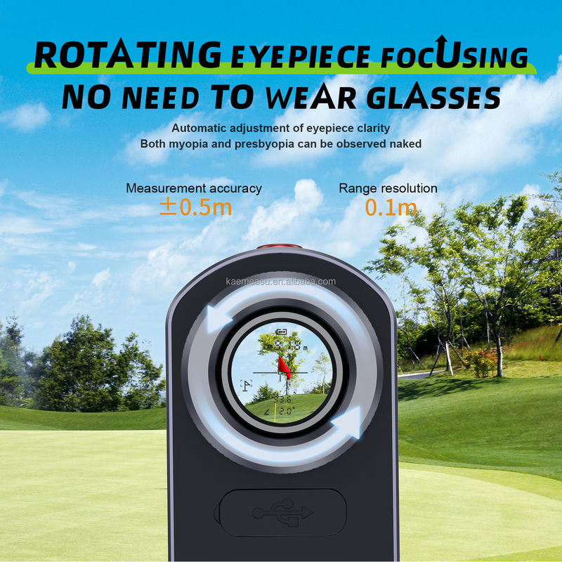 Máy đo băng laser kỹ thuật số chuyên nghiệp 600m Thiết bị đo điện tử với màn hình LCD Máy đo xa 6.5x