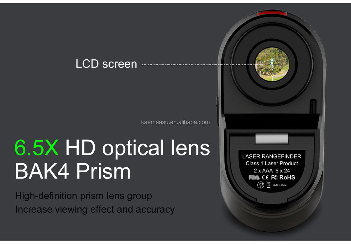 D450m pin Laser Distance Meter Range Finder Golf Rangefinder Vùng săn bắn với lớp 1 mức độ an toàn laser -20-50C