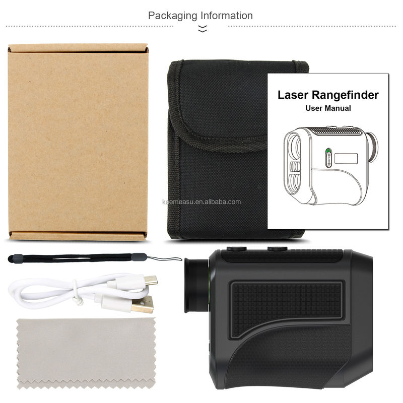 Mô hình F Logo tùy chỉnh Golf Laser Rangefinder Chức năng rung độ dốc quang học rõ ràng cho người chơi golf