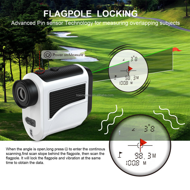 Mô hình F giá cả phải chăng Golf Rangefinder Slope Pin Tìm kiếm công cụ đo khoảng cách laser nhẹ