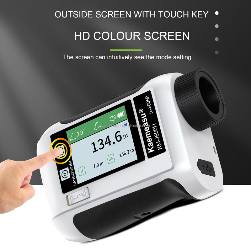 J Tăng cấp màn hình LCD Golf Sport Laser Range Finder với 1500m Range và Công cụ quang học