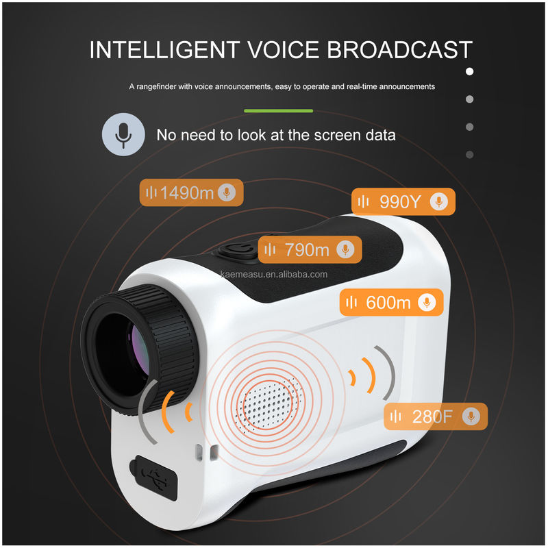 J Tăng cấp màn hình LCD Golf Sport Laser Range Finder với 1500m Range và Công cụ quang học