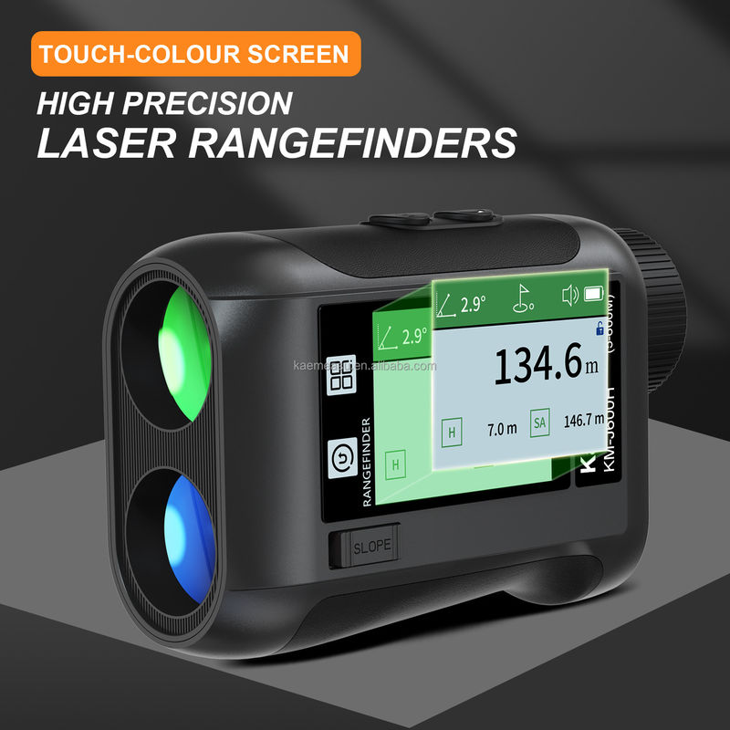 J Màn hình LCD nâng cấp Golf Sport Laser Rangefinder Công cụ quang học Diastimeter săn bắn Kính thiên văn golf thông minh