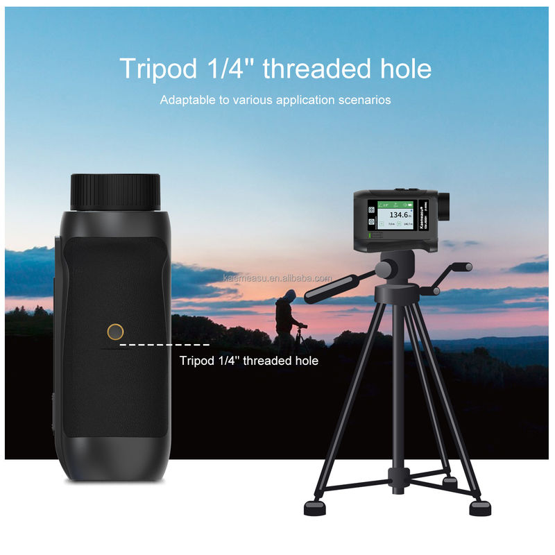 J600m Laser Rangefinder Sạc lại Đọc nhanh Laser Distancemeter màn hình LCD Khả năng lưu trữ bộ nhớ thiết kế di động
