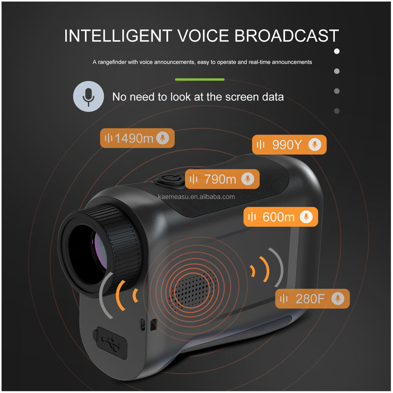 J600m Laser Rangefinder Sạc lại Đọc nhanh Laser Distancemeter màn hình LCD Khả năng lưu trữ bộ nhớ thiết kế di động