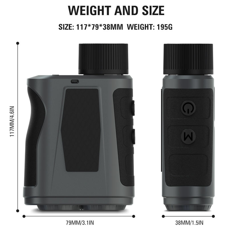 H 1000m chuyên nghiệp Golf rangefinder ODM OEM Sevice Golf kính thiên văn với slope chức năng ống kính