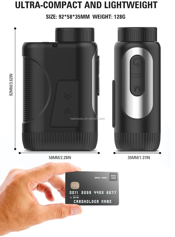 Hỗ trợ tùy chỉnh OEM 1200m Golf Laser Rangefinder với bảo vệ xâm nhập ip54 và Magnetic Base